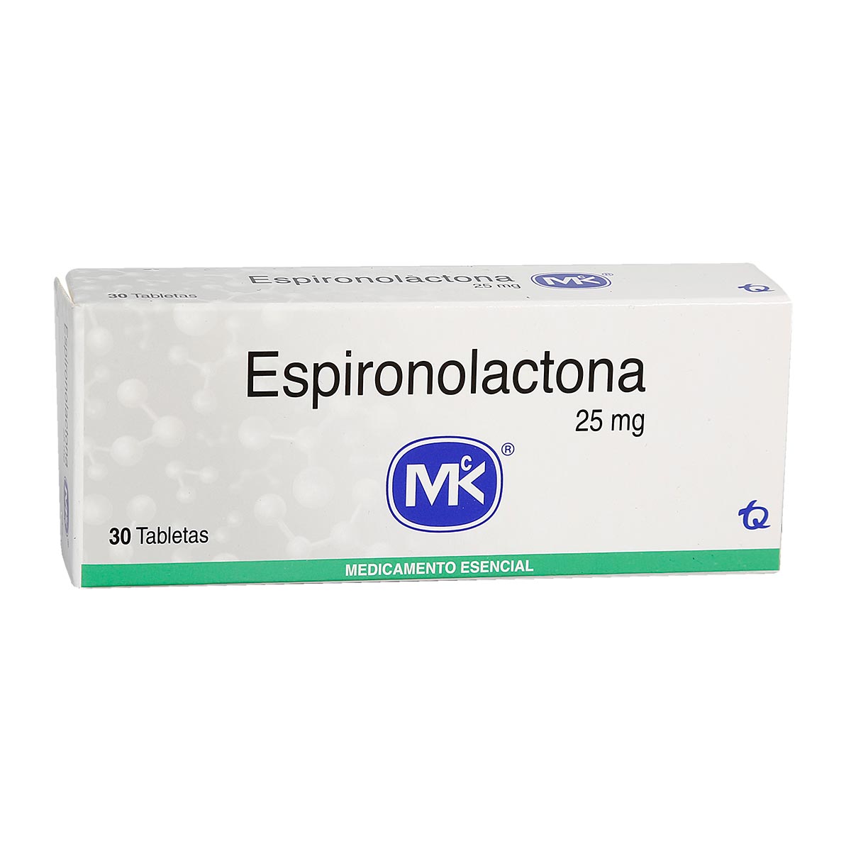 Espironolactona 25 mg Caja Con 30 Tabletas