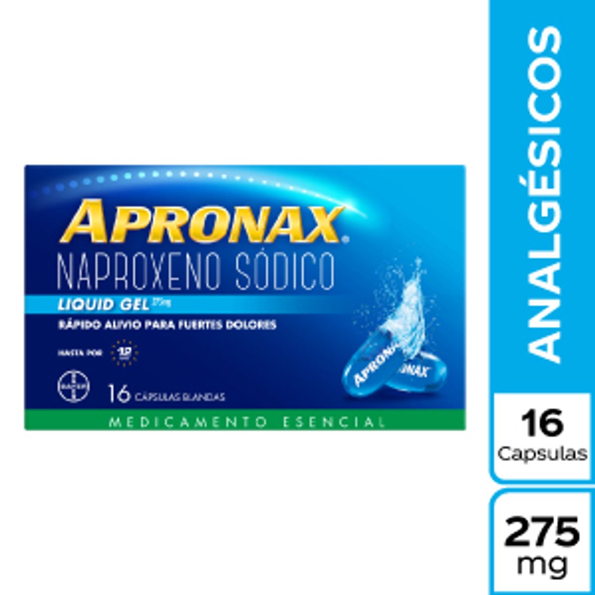 Apronax Liquid-Gels 275 mg Cápsula Blanda