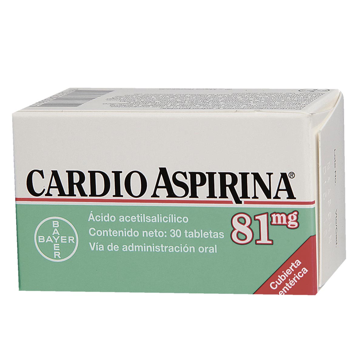 Cardioaspirina 81 Mg Tableta Con Cubierta Enterica