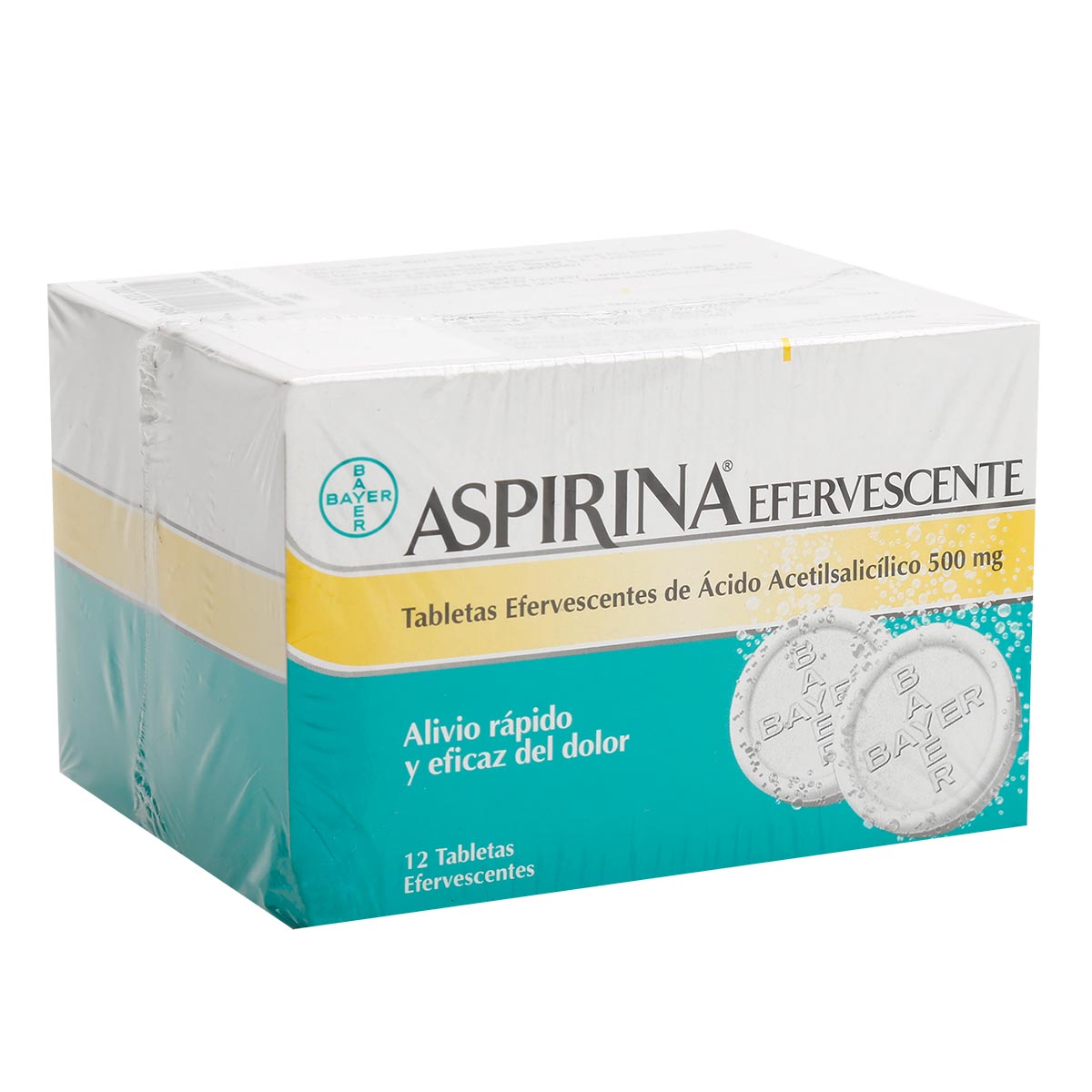 Oferta Aspirina Tableta Efervescente 500mg Pague:18 Lleve:24