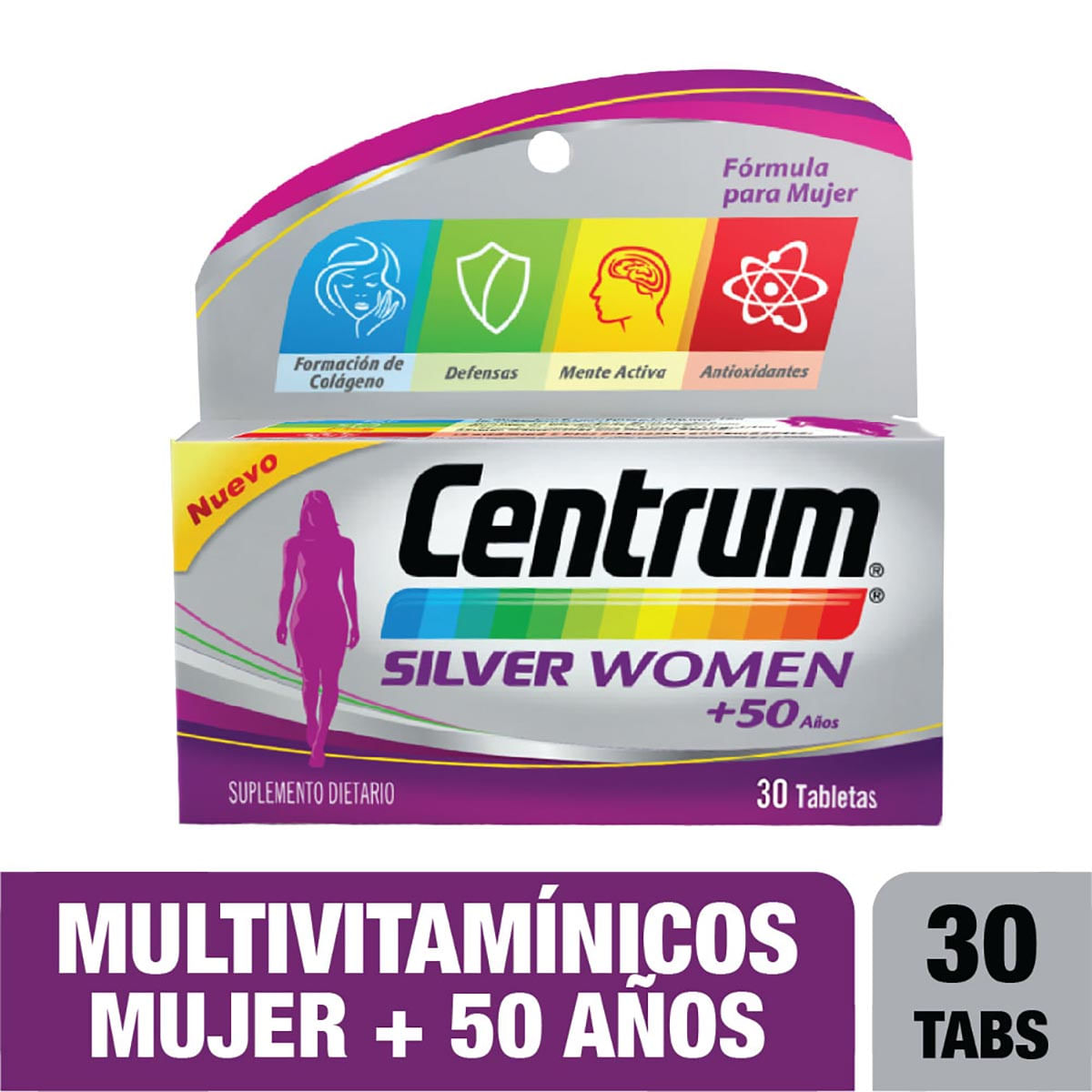 CENTRUM SILVER WOMEN 30 TABLETAS