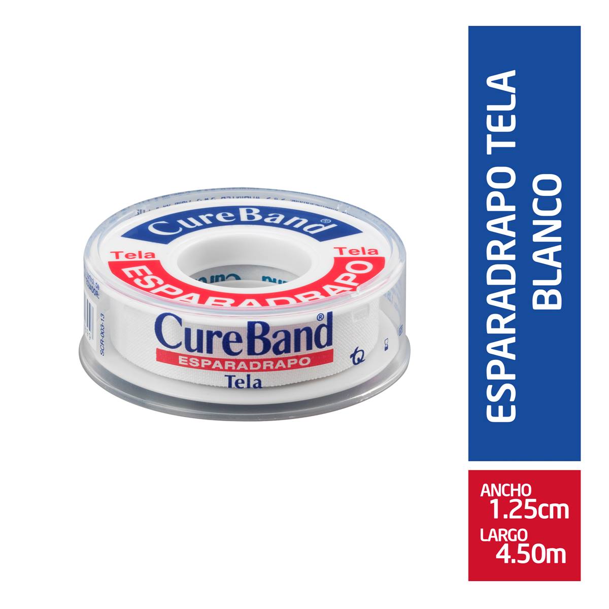 Cureband Esparadrapo De Tela 1/2 x 5 Yardas
