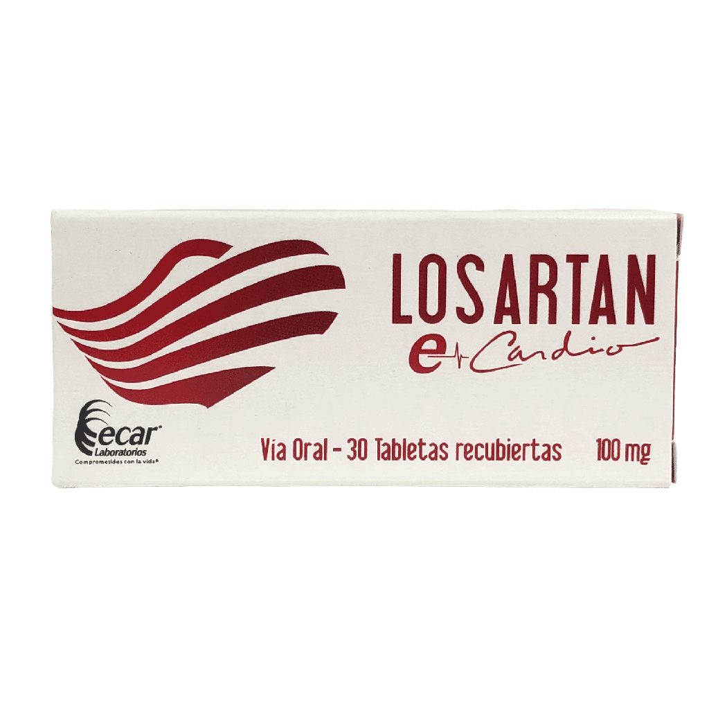 LOSARTAN 100 MG 30 TABLETAS EC