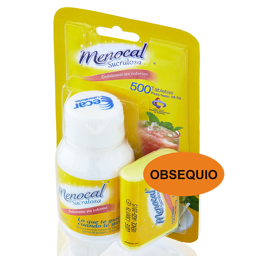 MENOCAL SUCRALOSA 500 TBS GT.DIS.100 TBS