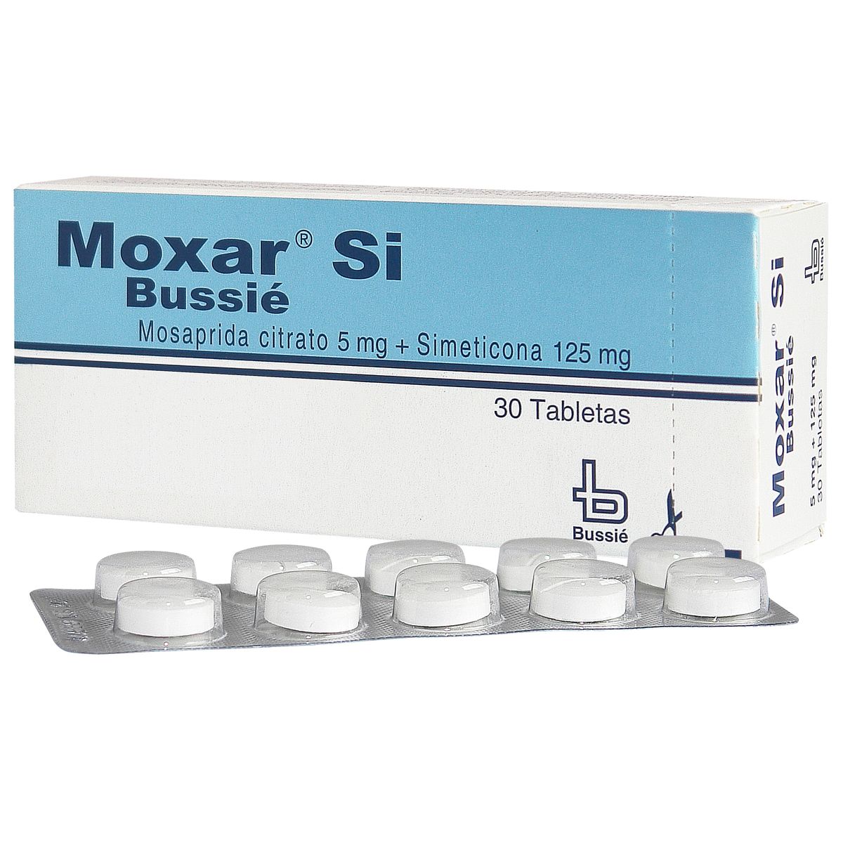 Moxar Si 5 / 125 mg Caja Con 30 Tabletas
