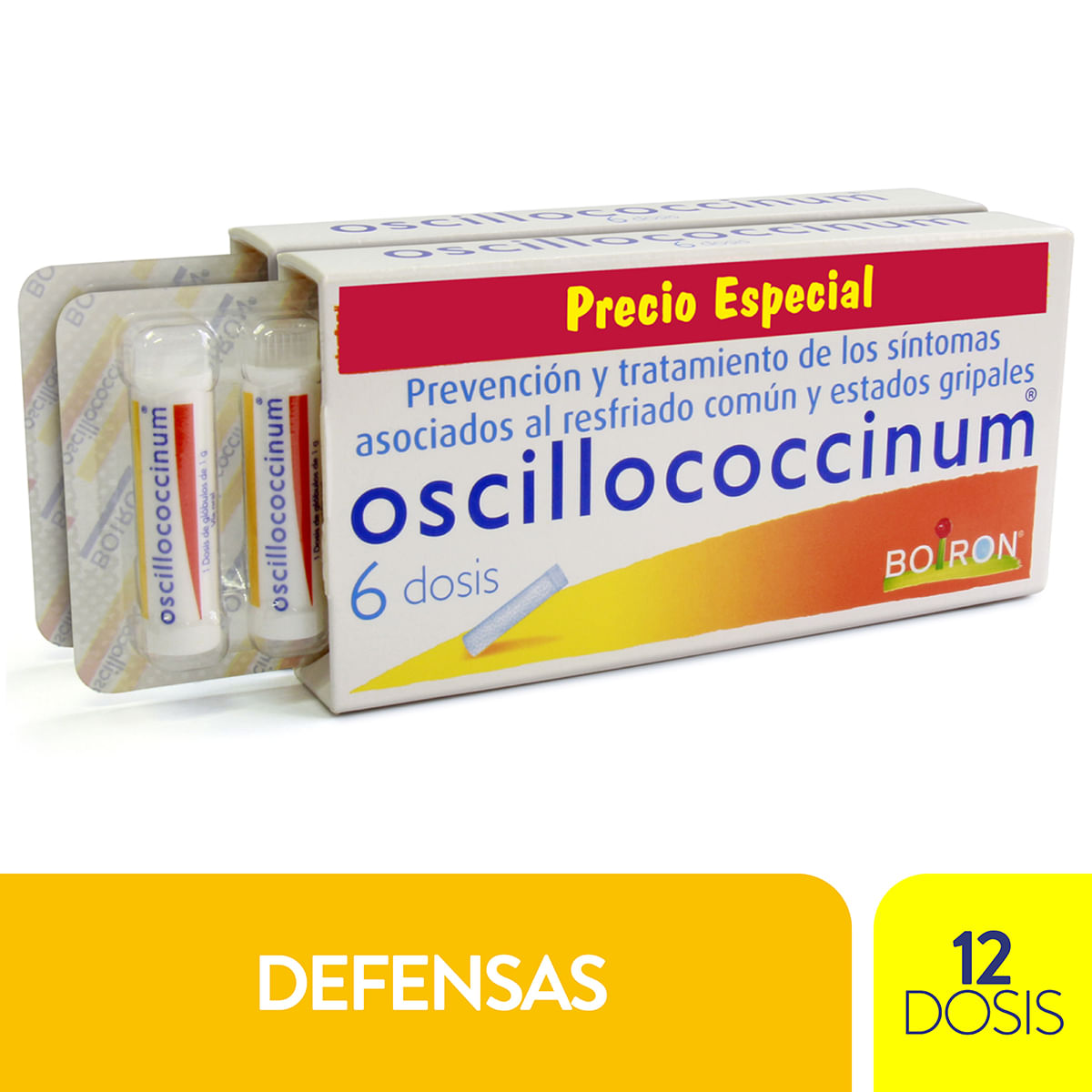 2 OSCILLOCOCCINUM 6 DOSIS