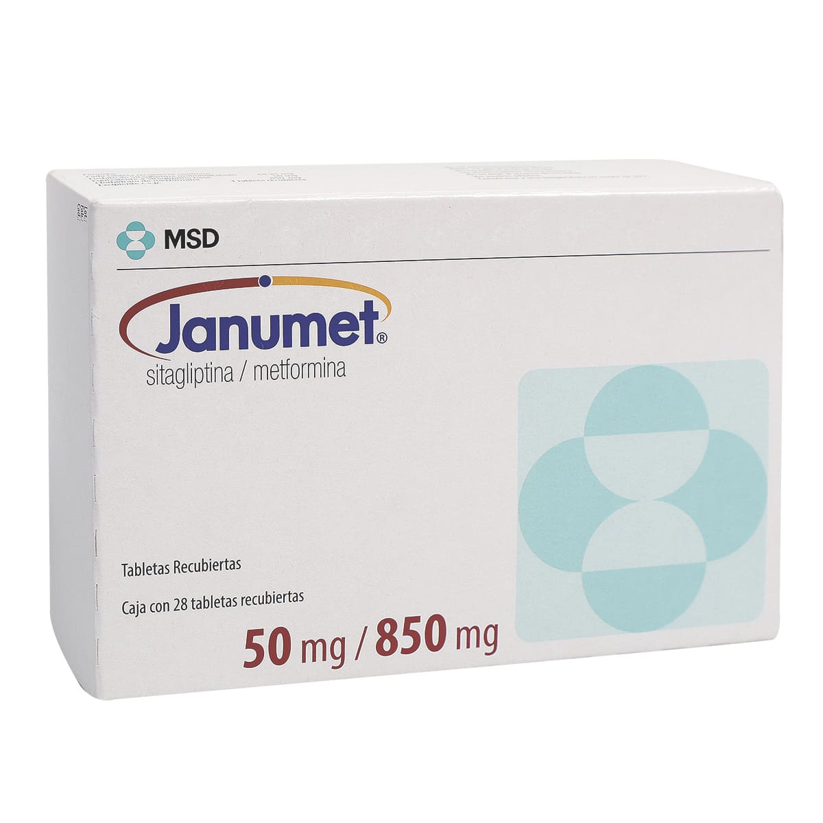 Janumet 50 Mg/850 Mg Tableta Recubierta