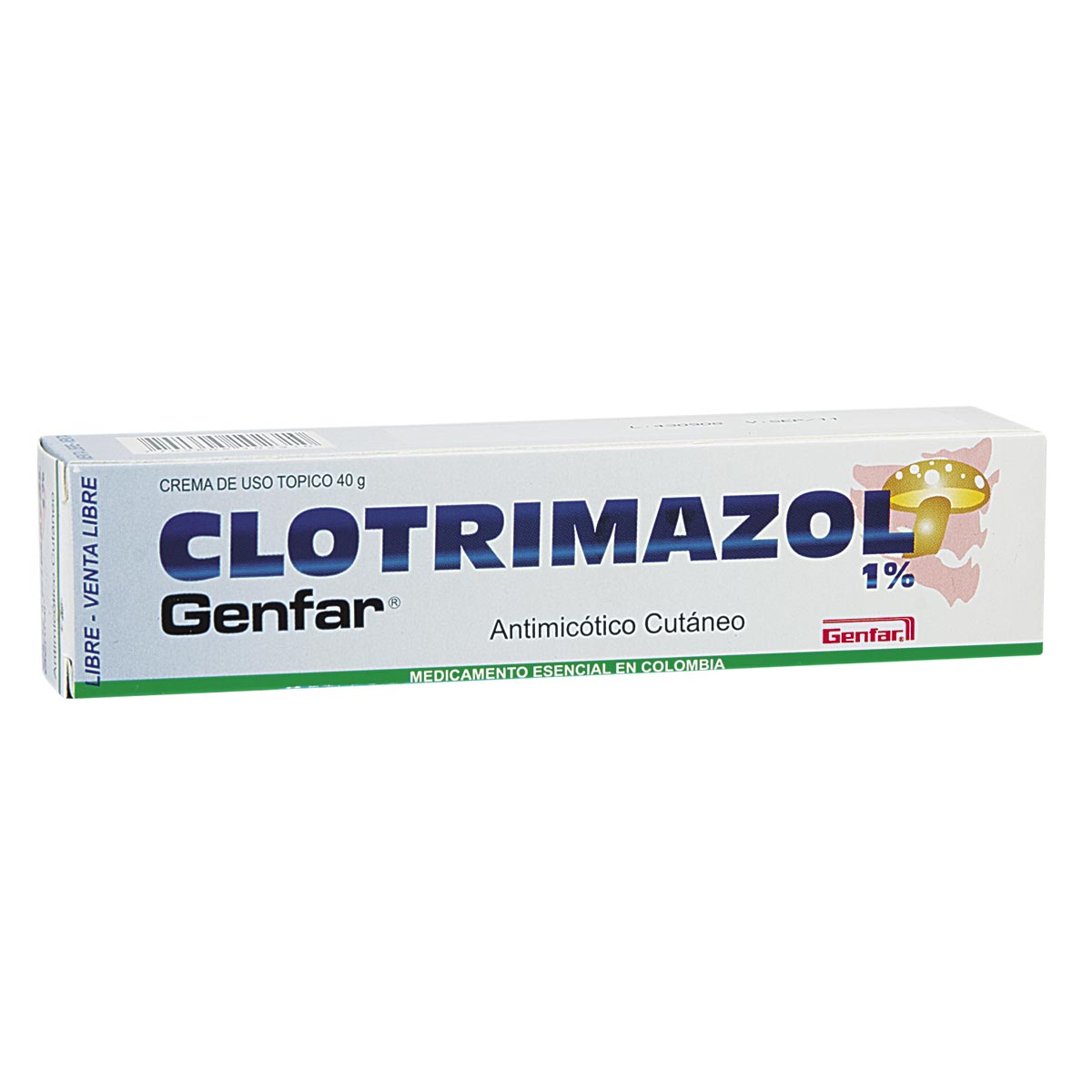 Clotrimazol 1% Crema Tópica Genfar