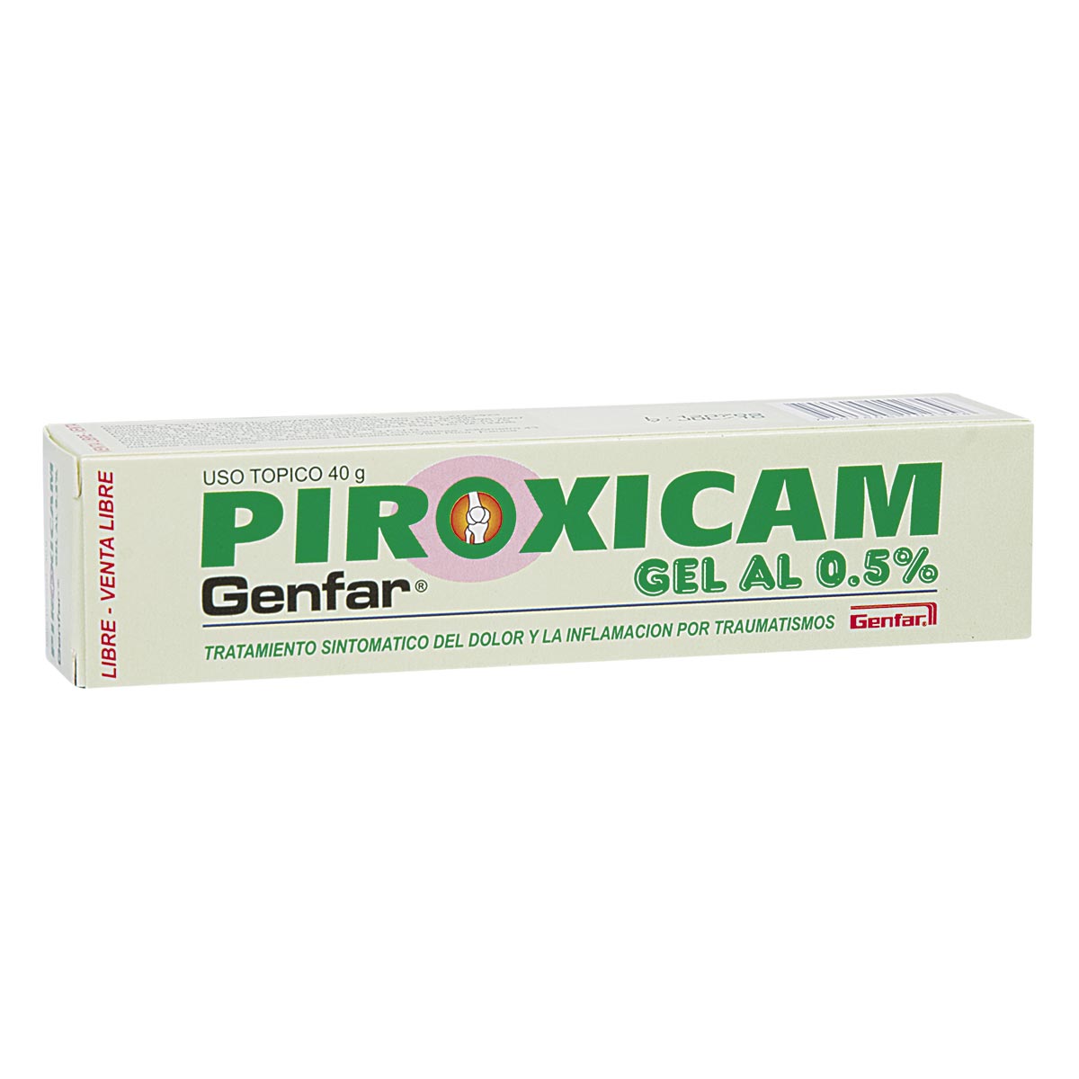 Piroxicam 0.5% Gel Tópico Genfar