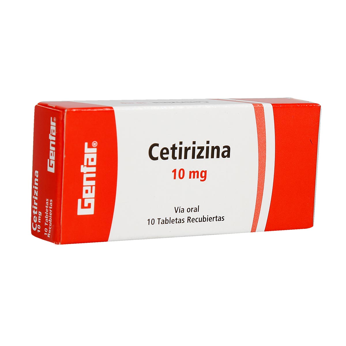 Cetirizina 10 mg Memphis Caja Con 10 Tabletas