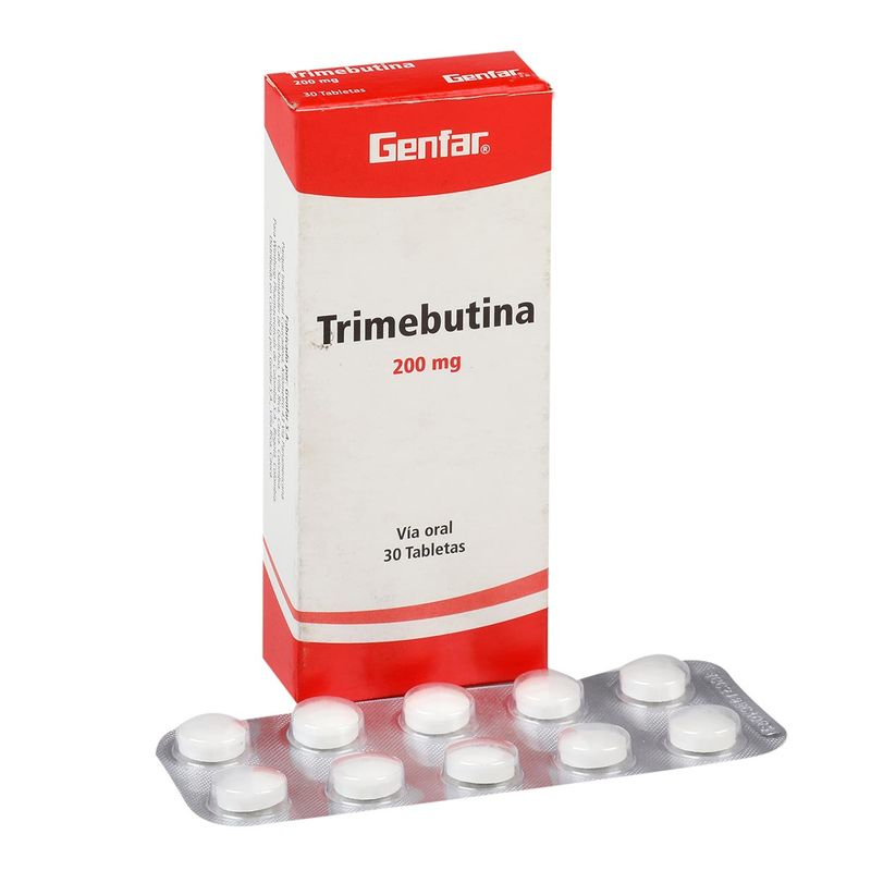 Trimebutina 200 Mg Tableta Recubierta Genfar