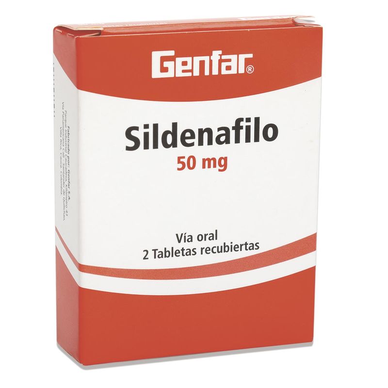 Sildenafil 50 Mg Tableta Recubierta Genfar