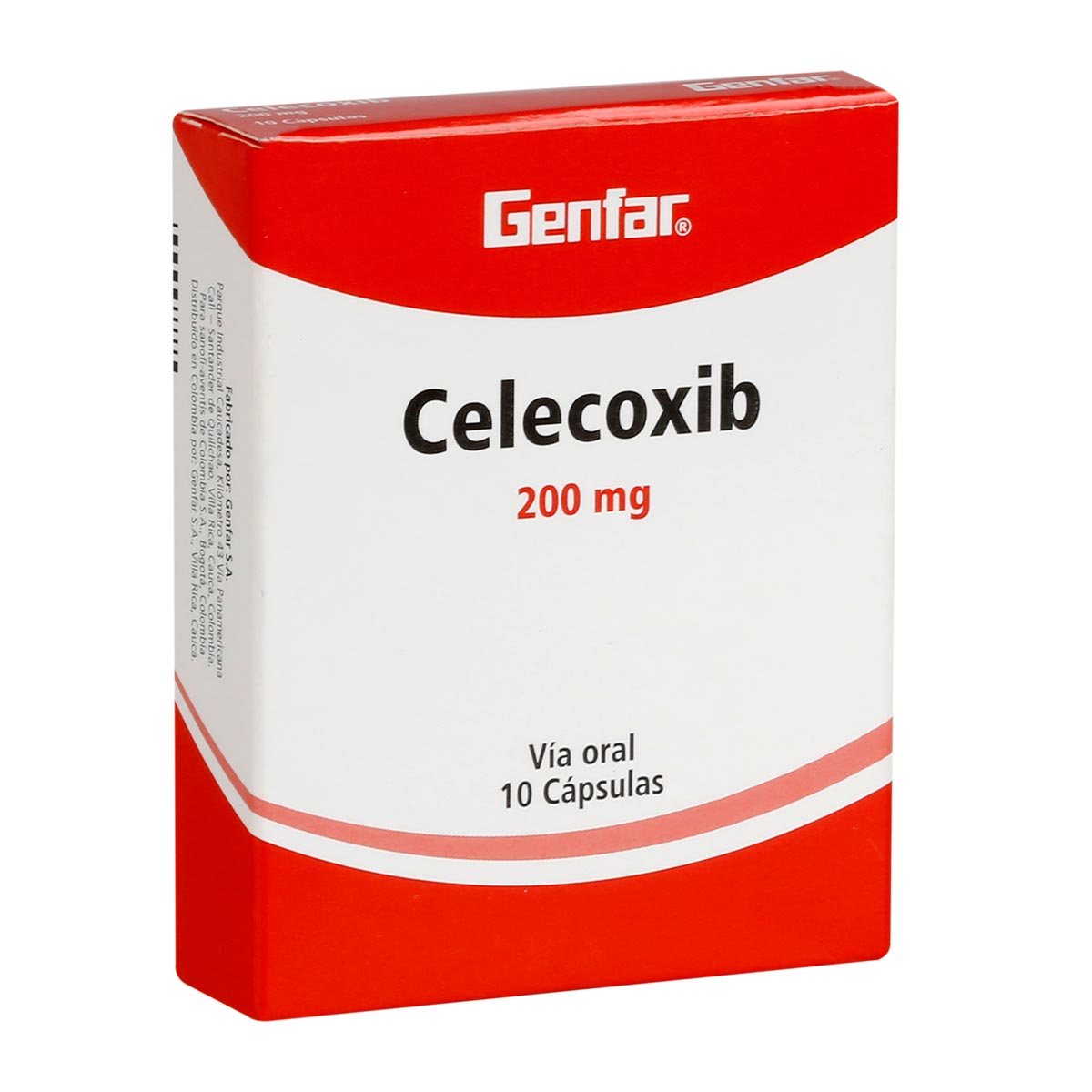 Celecoxib 200mg Cápsula Dura Genfar