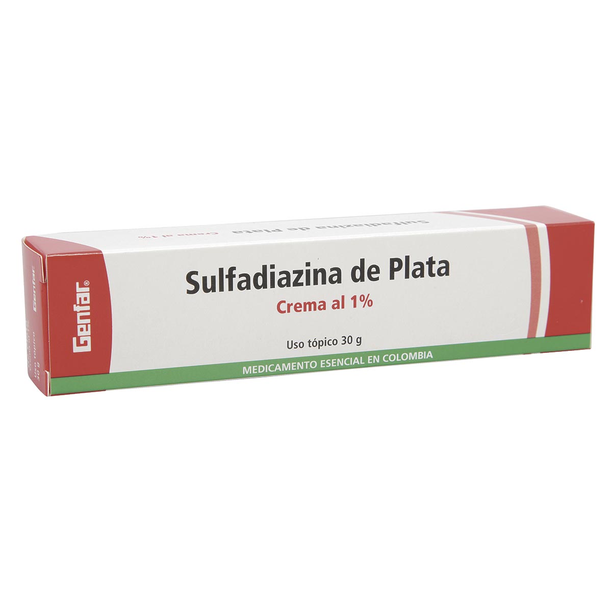 Sulfadiazina de Plata 1% Crema Genfar