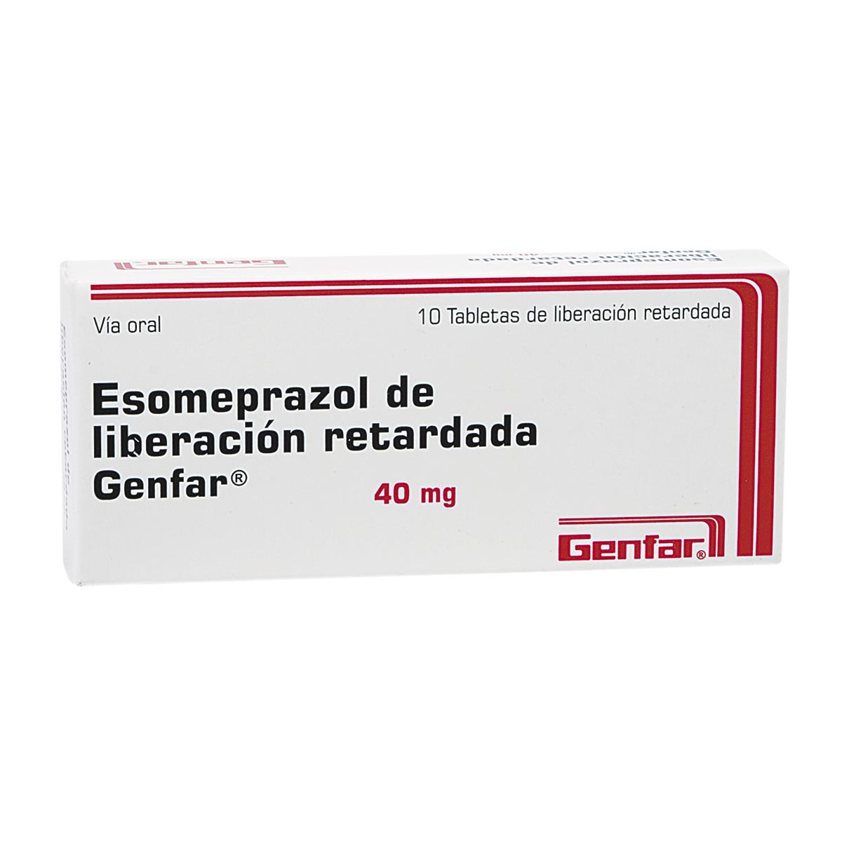 Esomeprazol 40 mg Genfar Caja De 450 Tabletas De Liberación Retardada