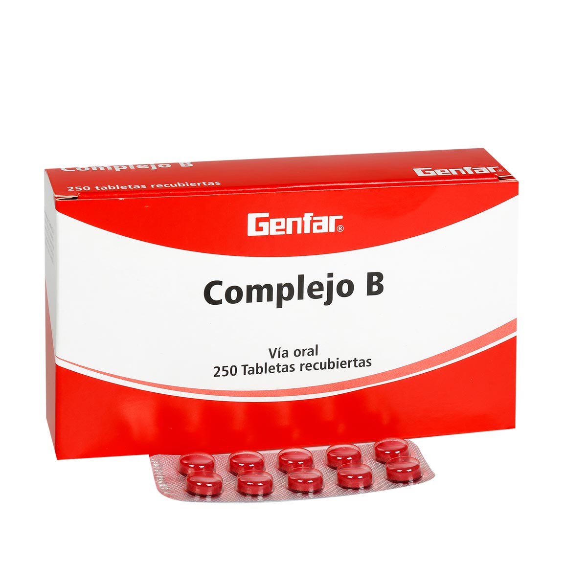 Complejo B Tableta Recubierta Genfar