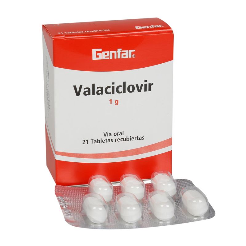 Valaciclovir 1g Tableta Recubierta Genfar