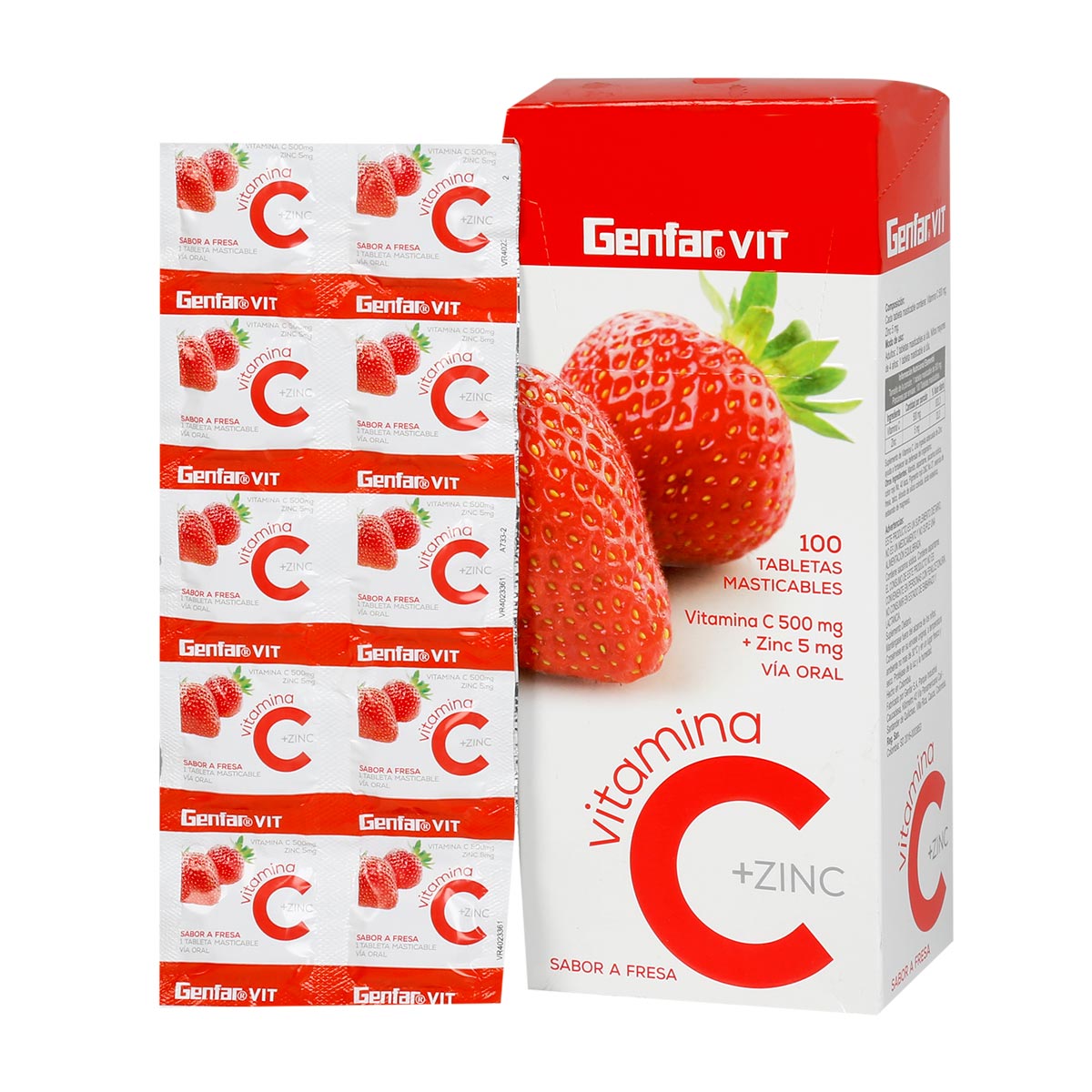 VITAMINA C + ZINC GFRESA X 10 TABLETAS