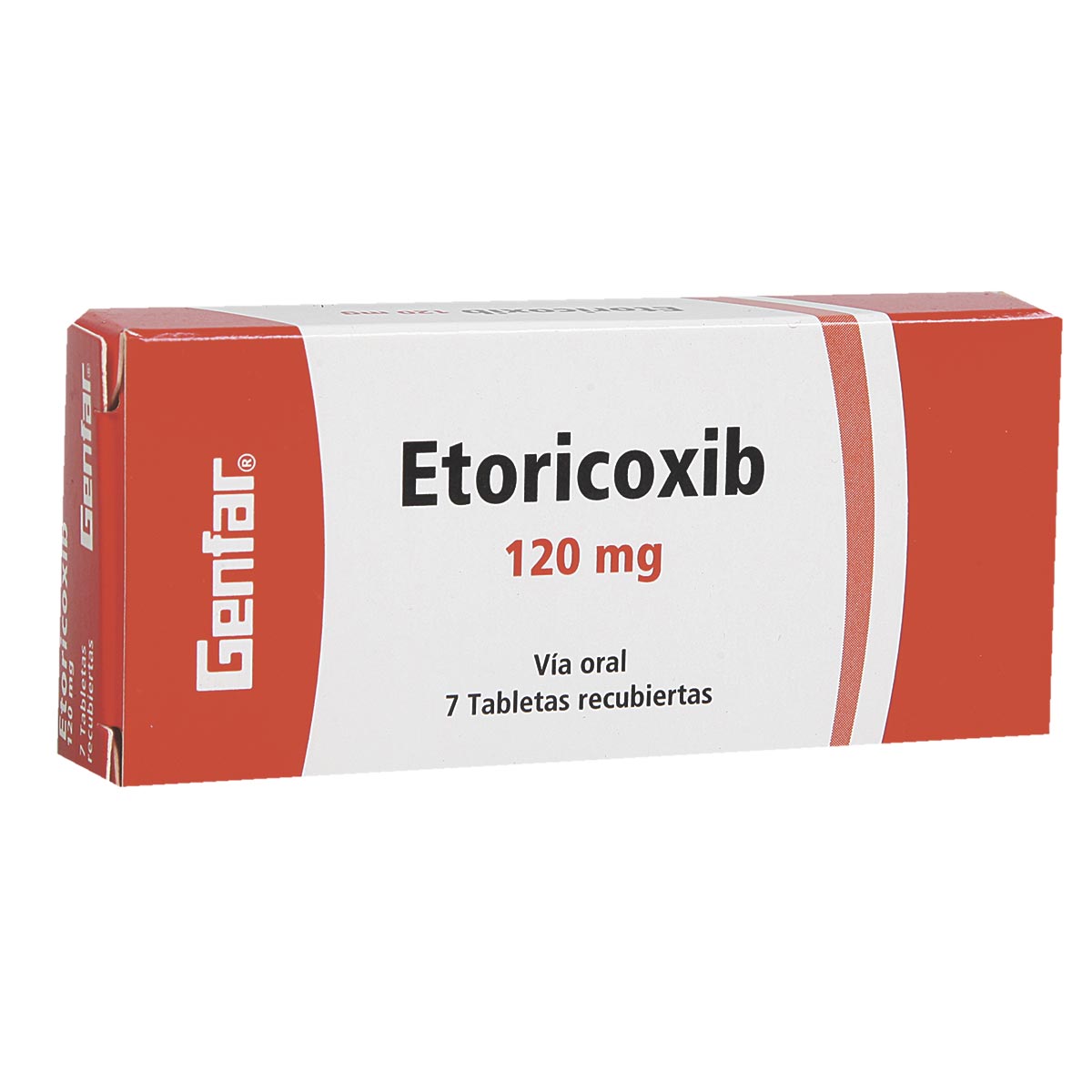 Etoricoxib 120 mg Caja Con 7 Tabletas Recubiertas