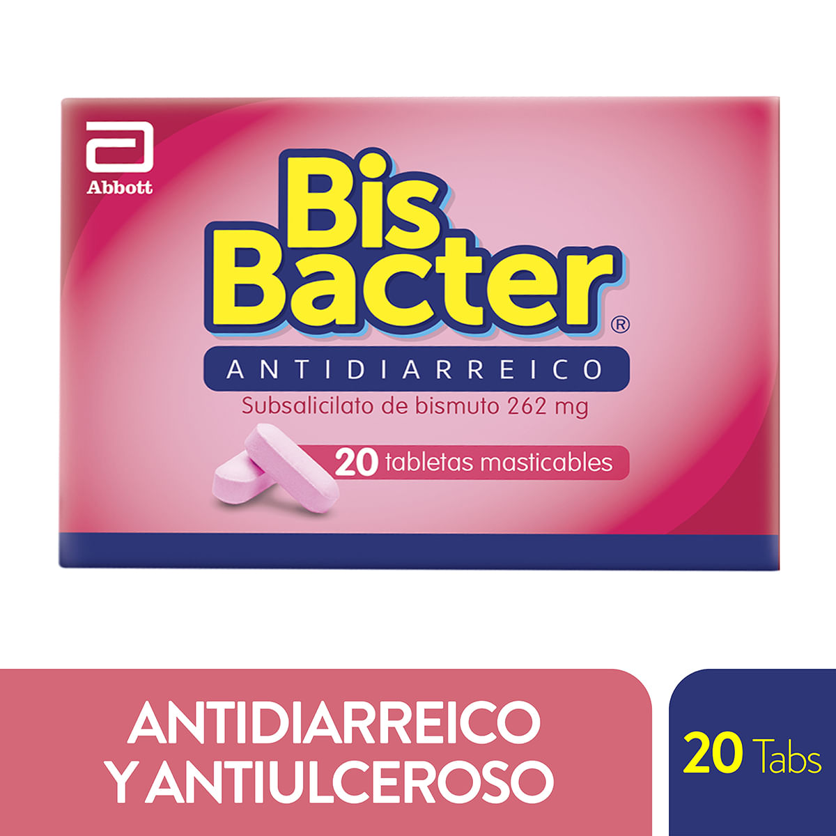 Bisbacter 262 mg Tableta Masticable