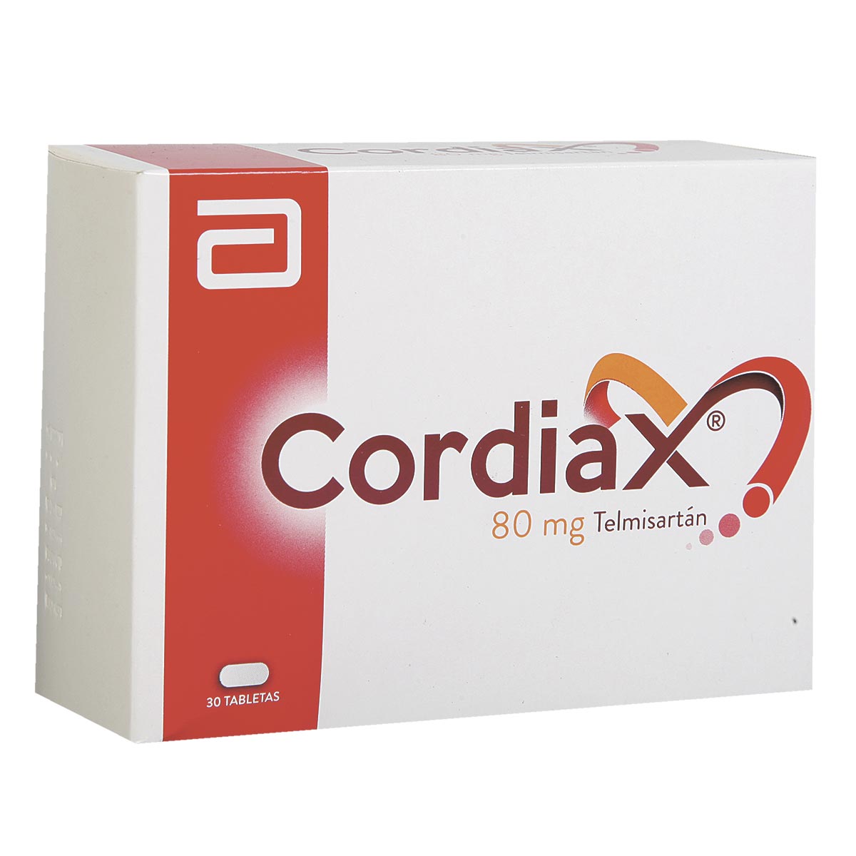 Cordiax 80 mg Caja Con 30 Tabletas