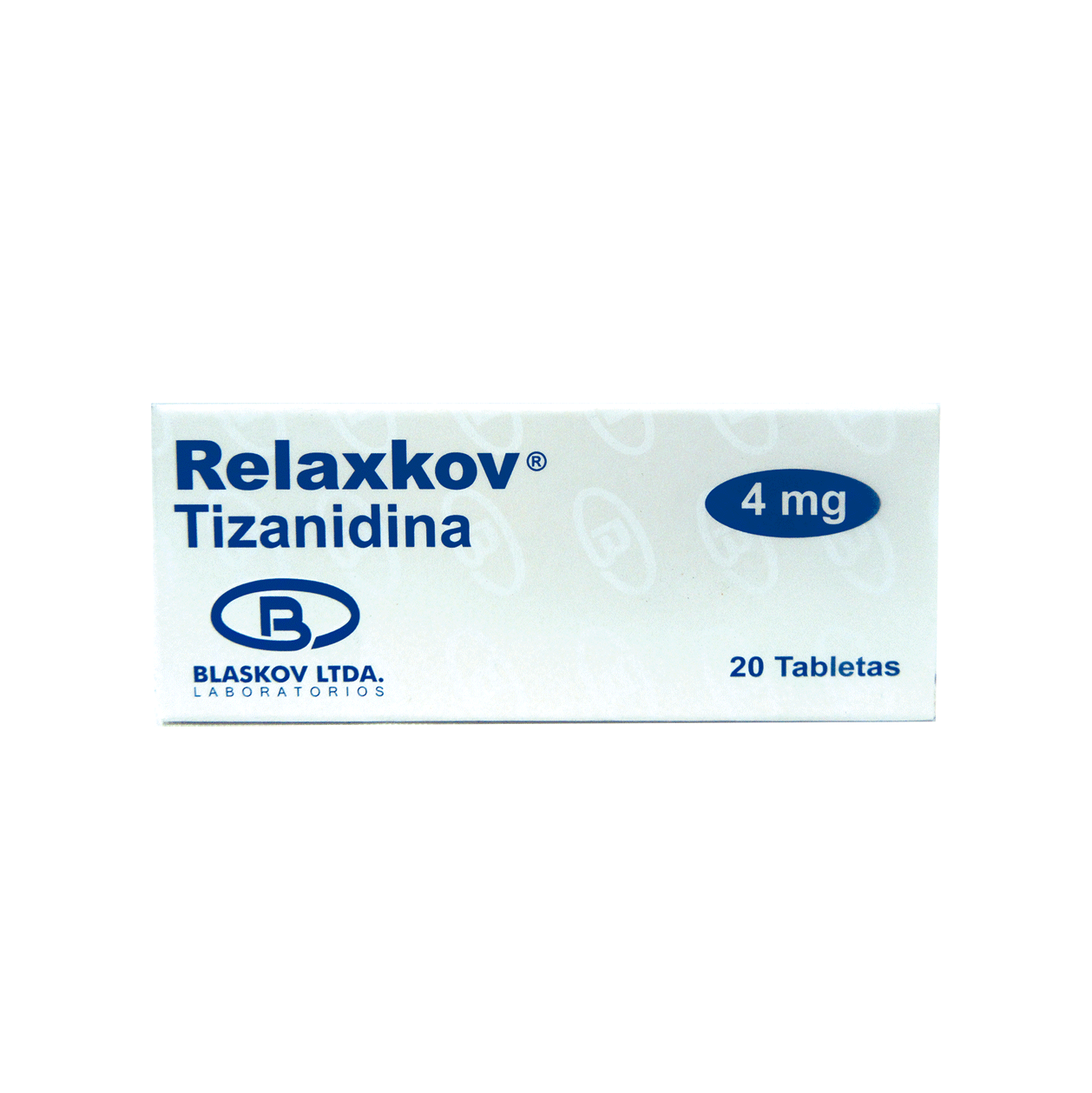 RELAXKOV 4 MG (TIZANIDINA) 20 TABLETAS