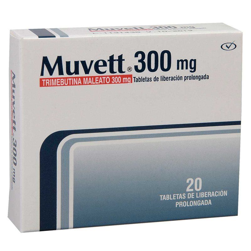 Muvett 300 mg Caja Con 20 Tabletas De Liberación Prolongada