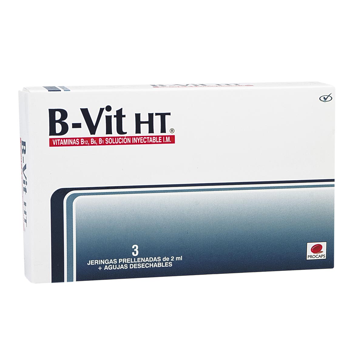 B-Vit HT Solución Inyectable Caja Con 3 Jeringas Prellenadas De 2 mL