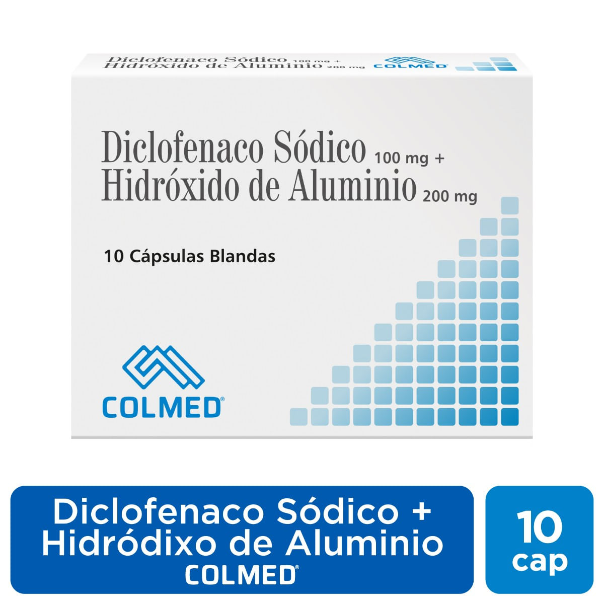 Diclofenaco 100 Mg + Hidroxido Aluminio 200 Mg Cápsula Blanda Procaps