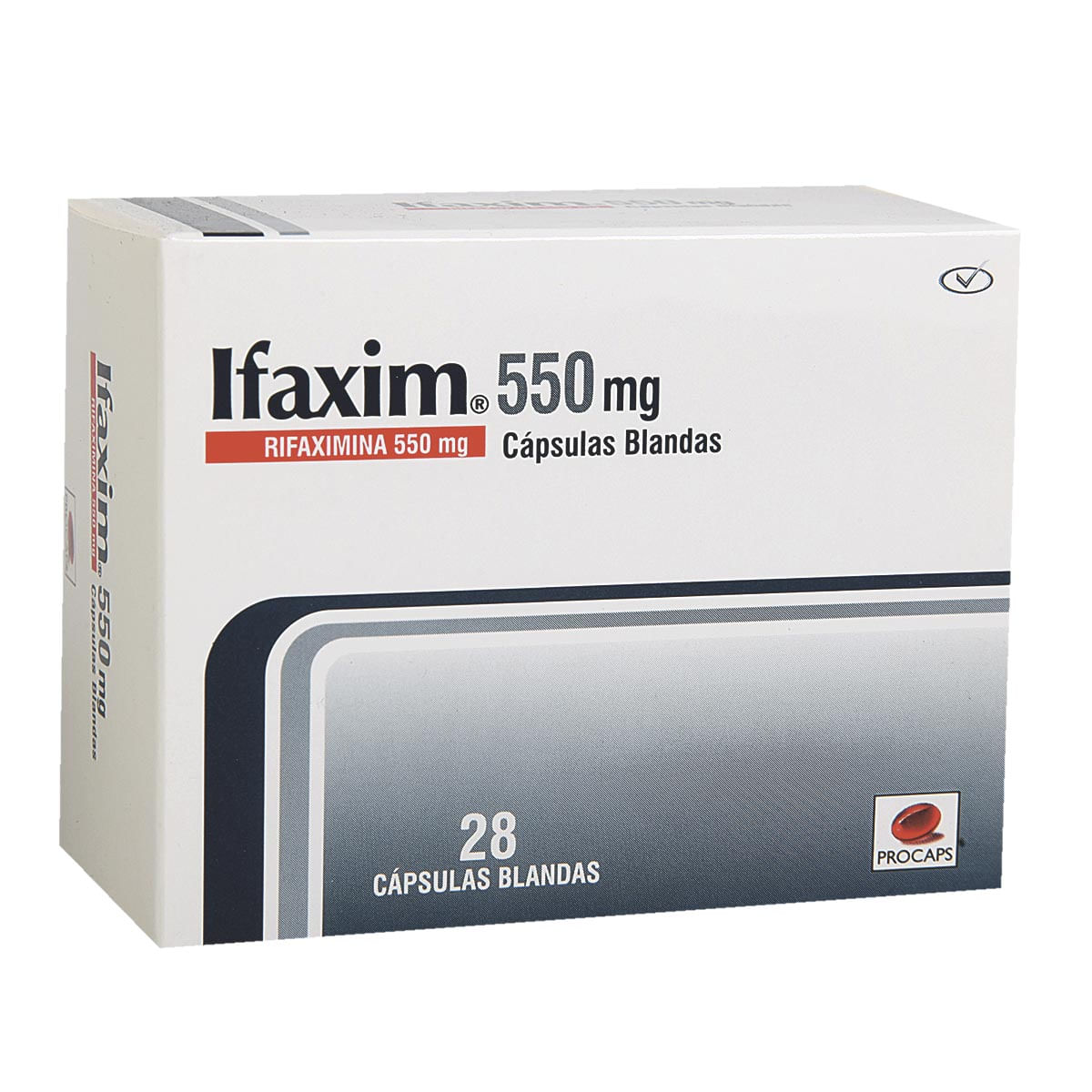 Ifaxim 550 mg Caja Con 28 Cápsulas