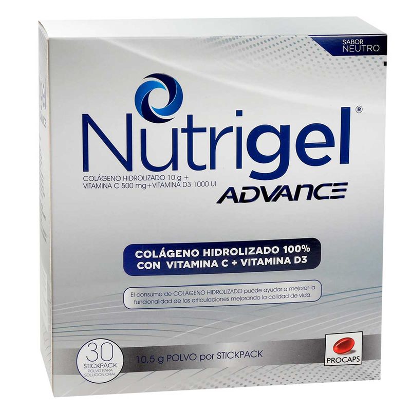 NUTRIGEL ADVANCE NEUTRO 30 UDS PC