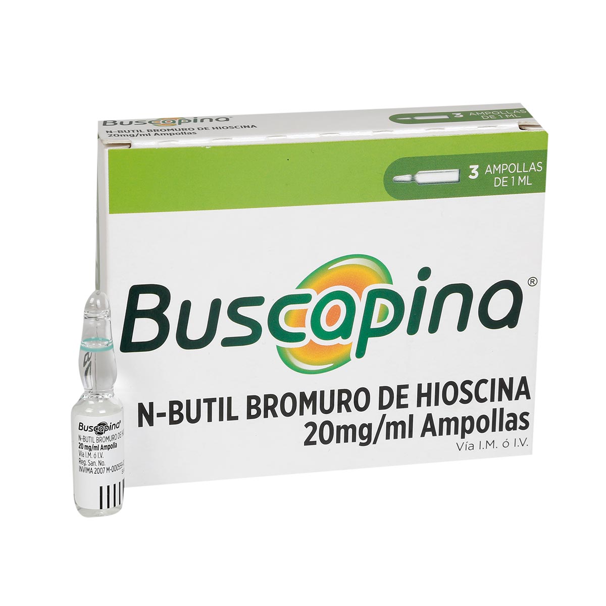 Buscapina 20 Mg Solución Inyectable