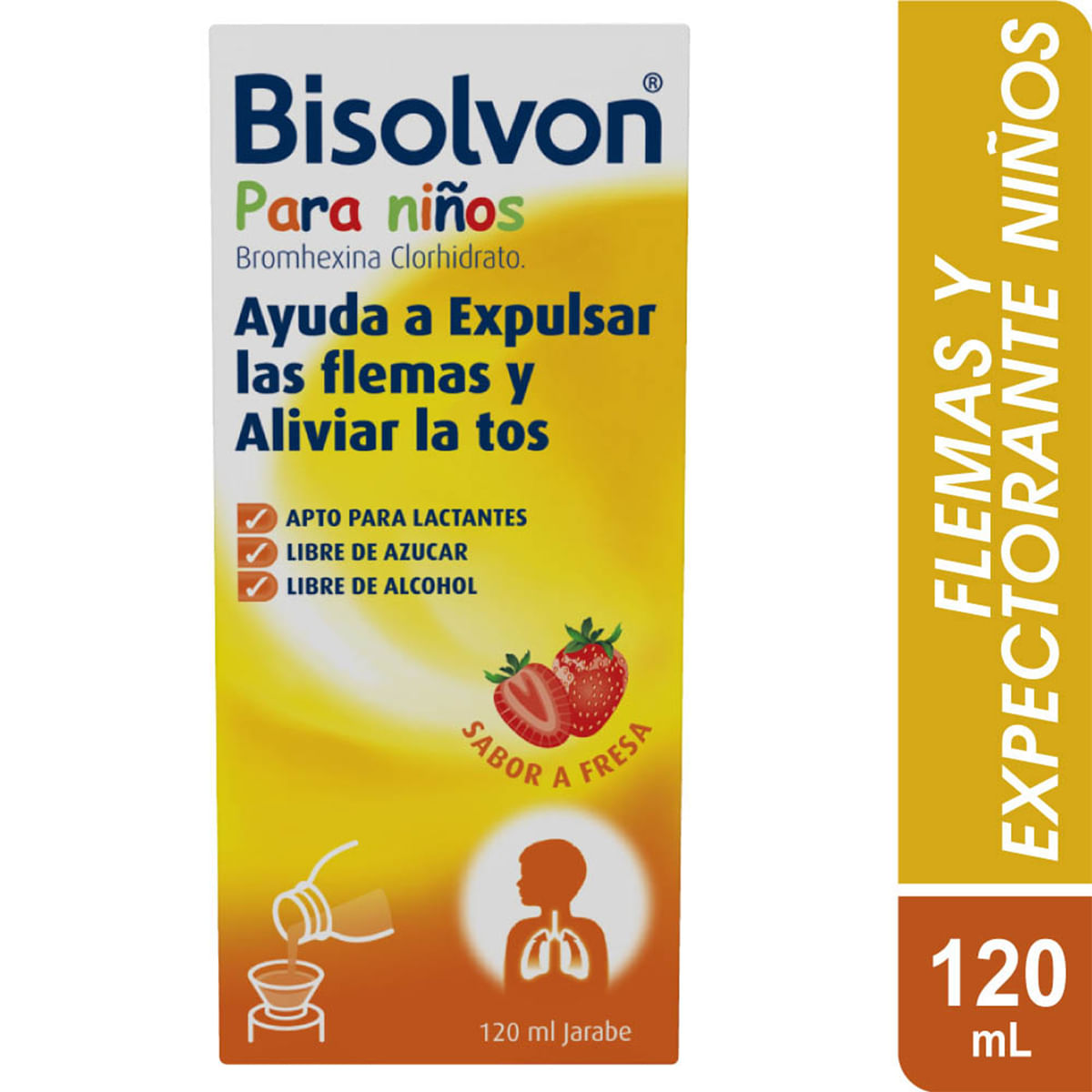 Bisolvon 4 Mg Niños Jarabe