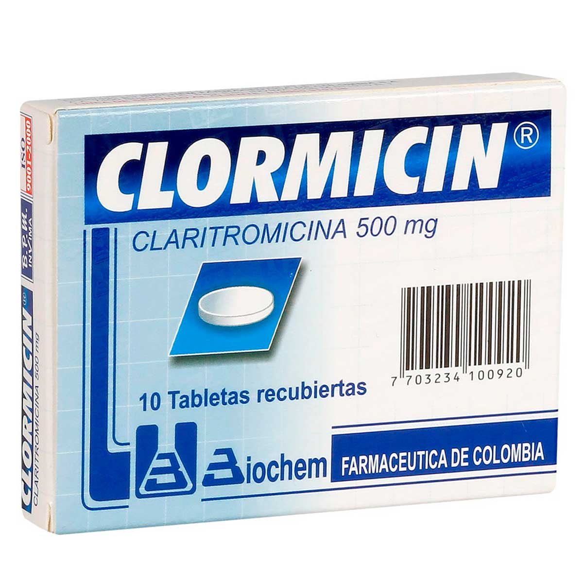 Clormicin 500mg Tableta Recubierta