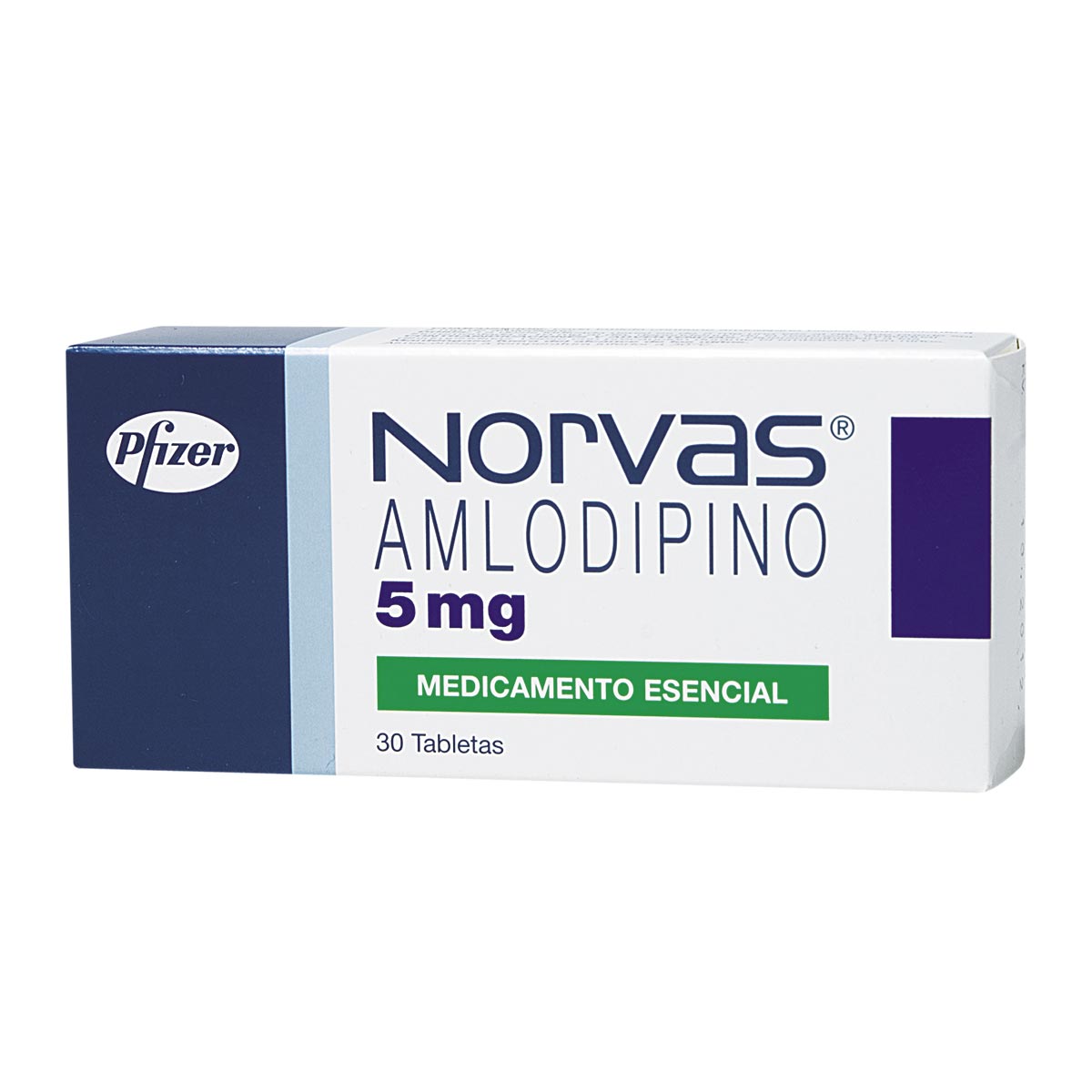 Norvas 5 mg Caja Con 30 Tabletas