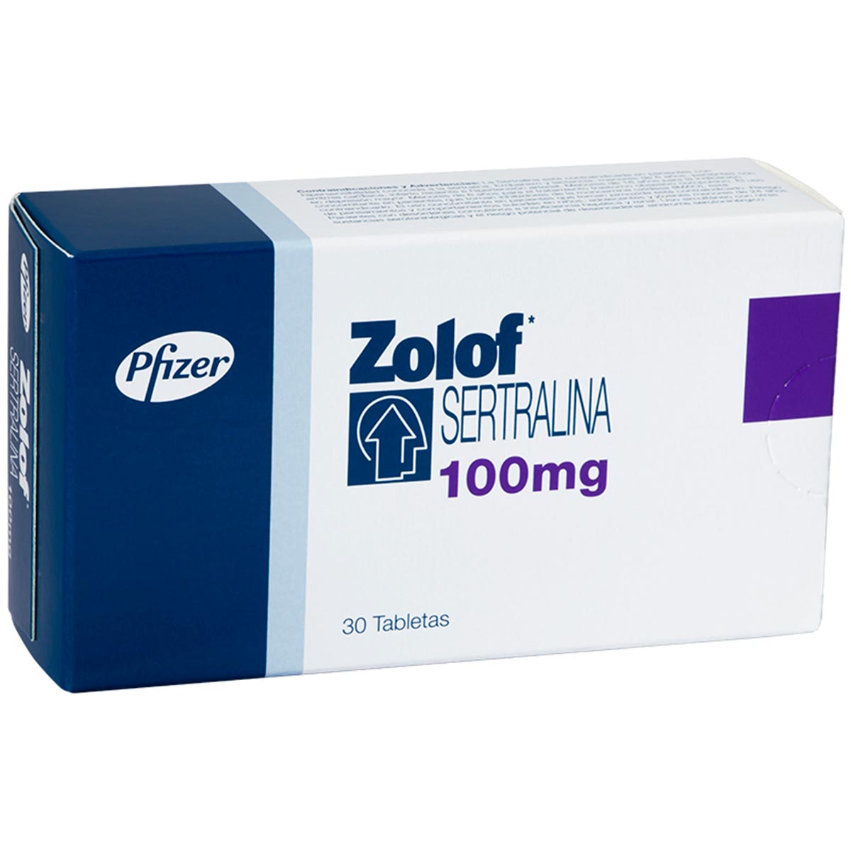 Zolof 100 mg Caja Con 30 Tabletas Rx Rx4