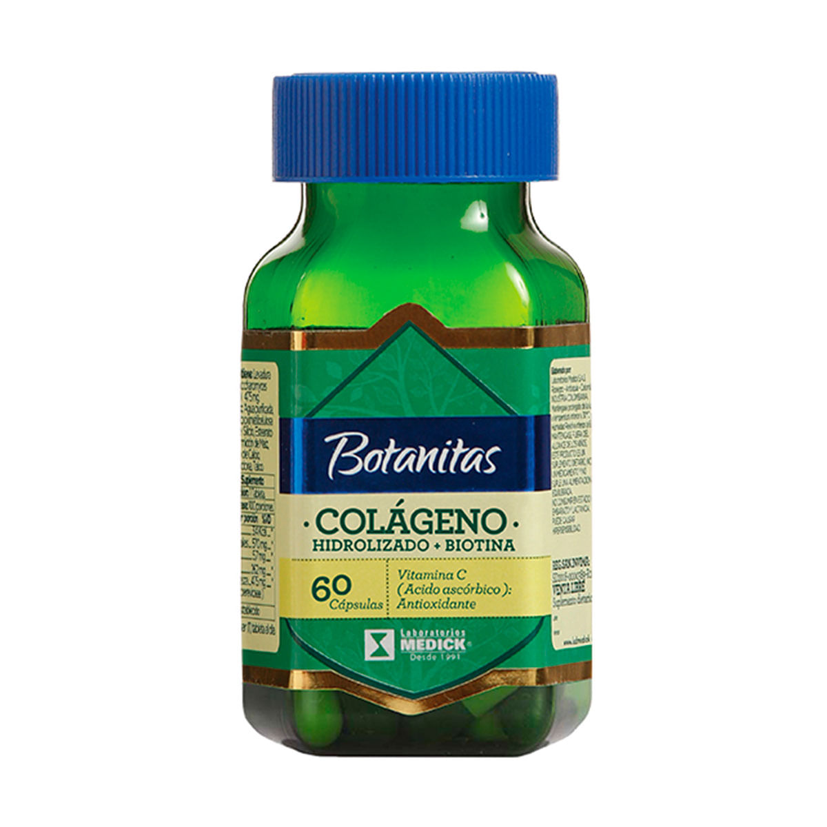 COLAGENO HIDROLIZADO+BIOTINA 60 CAPSULAS BOTANITAS