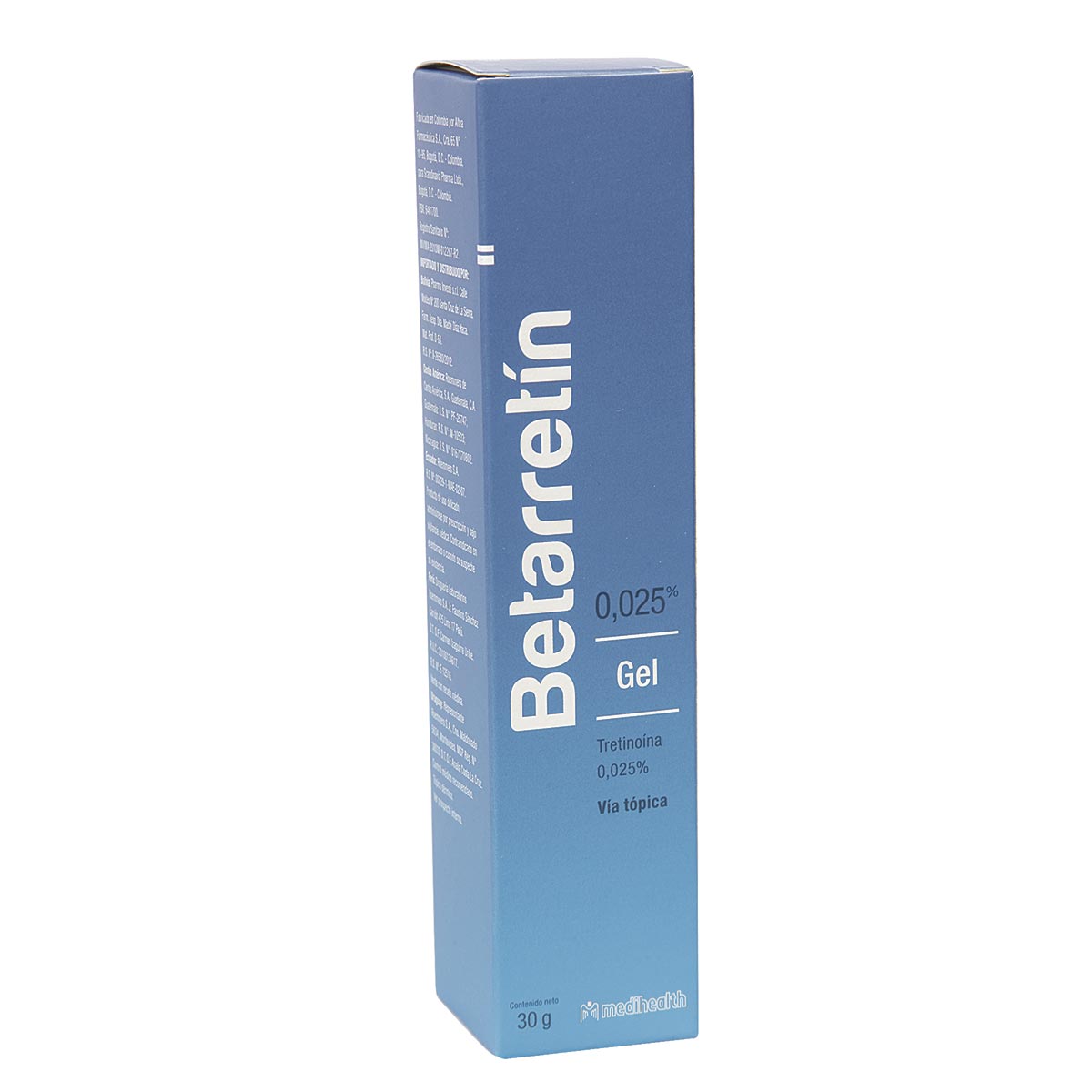 Betarretí­n Gel 0,025 % Caja Con Tubo Con 30 g