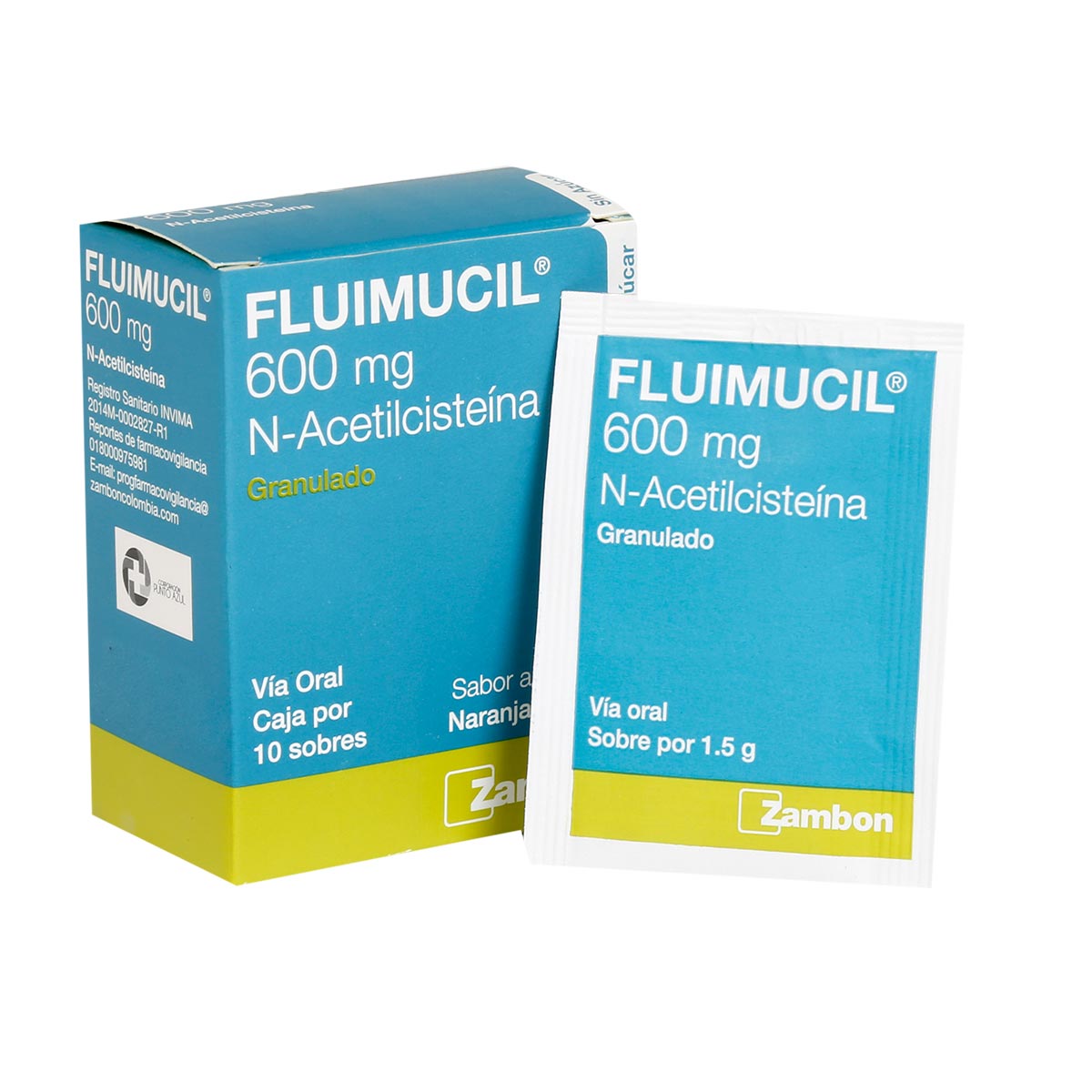 Fluimucil 600 mg Granulado