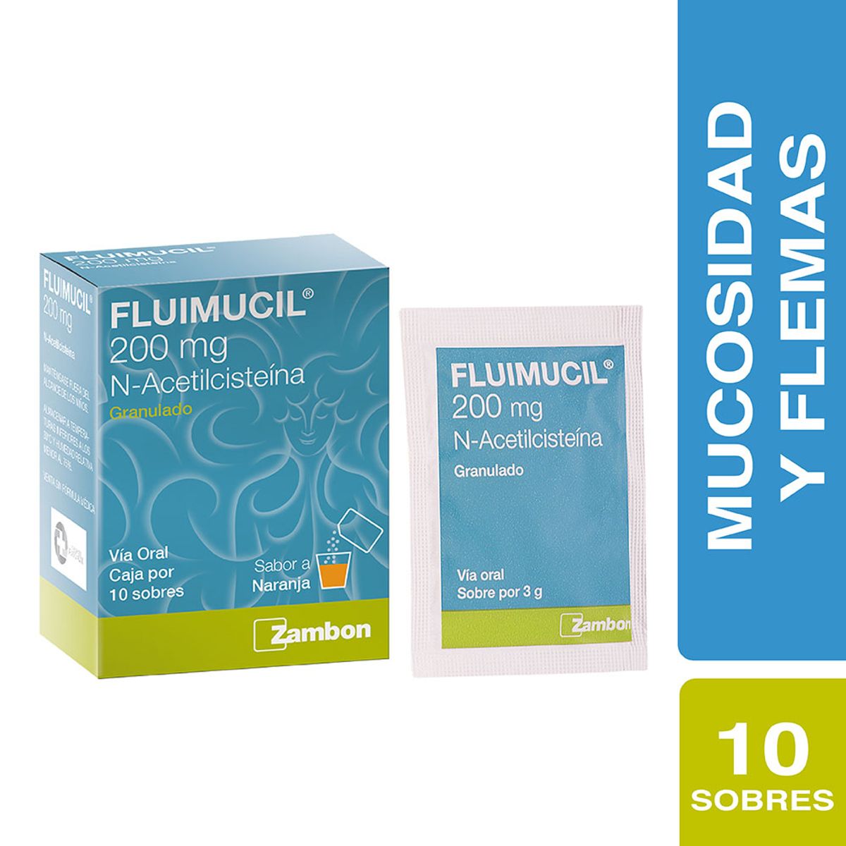 Fluimucil 200 Mg Granulado