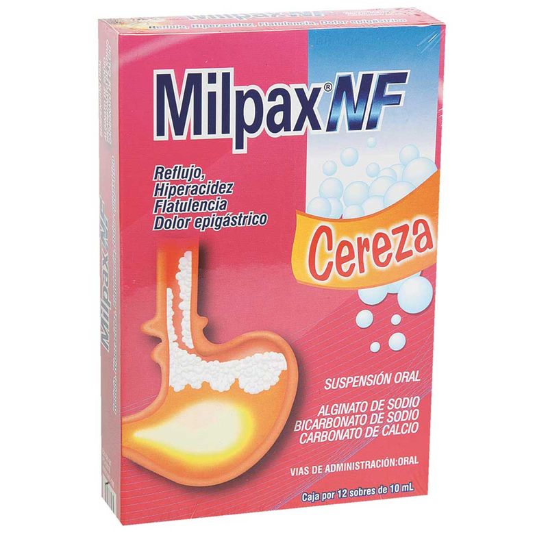 Milpax Nf Suspensión Oral Cereza