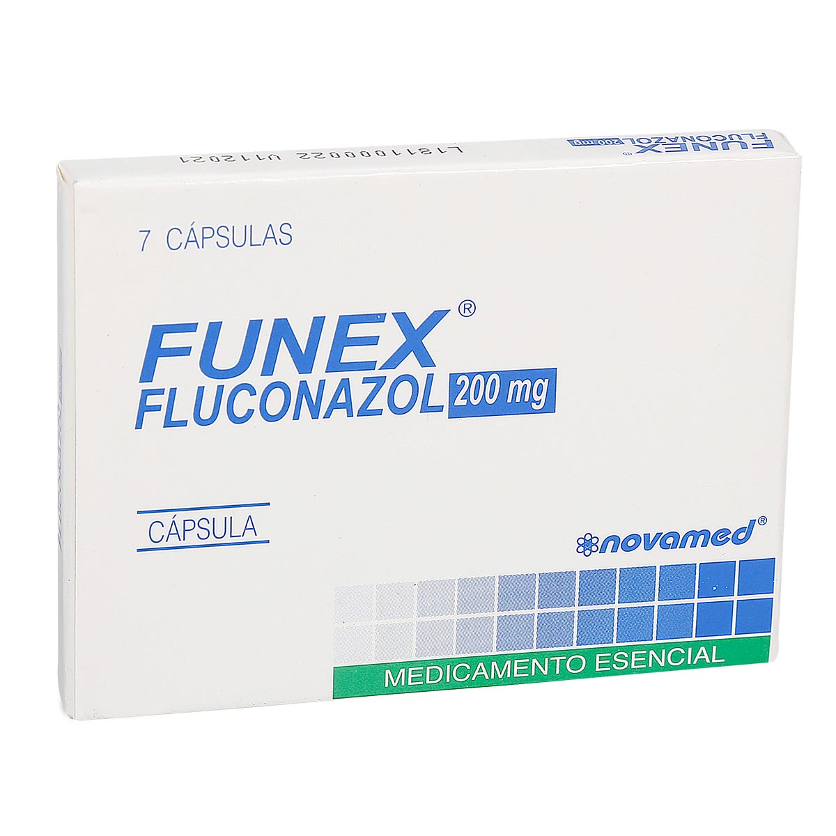 F FUNEX 200 MG (FLUCONAZOL 200 MG) 7 CAPSULAS POR 1 UNIDAD (LR)