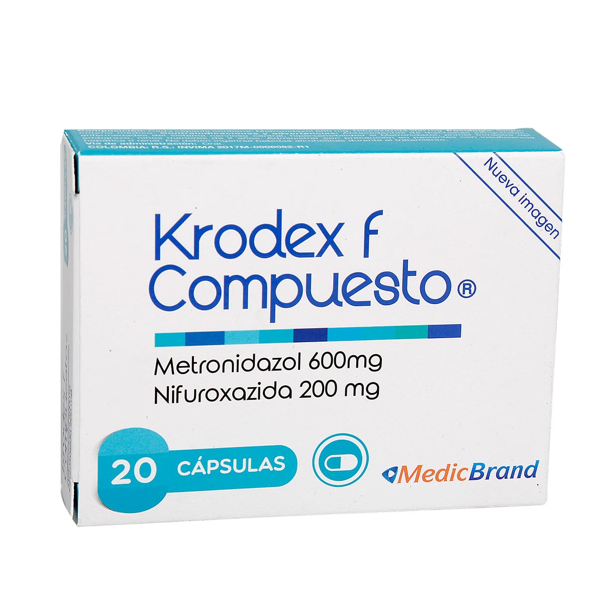 Krodex F Compuesto 600 mg / 200 mg Cápsula Dura