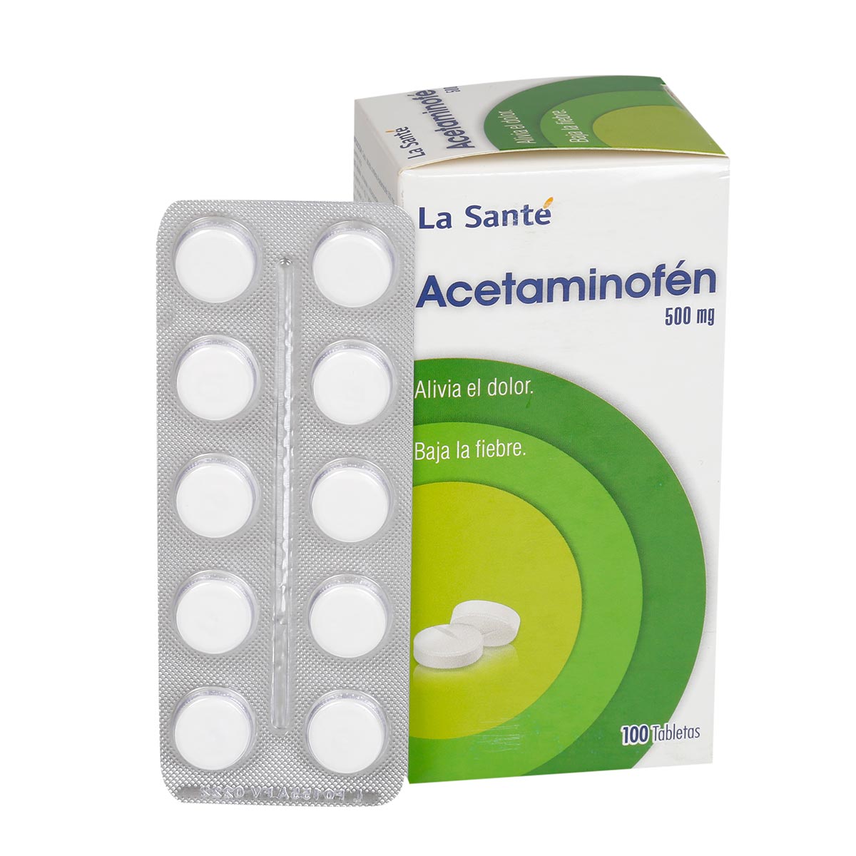 ACETAMINOFEN LP 500 MG X 10 TABLETAS