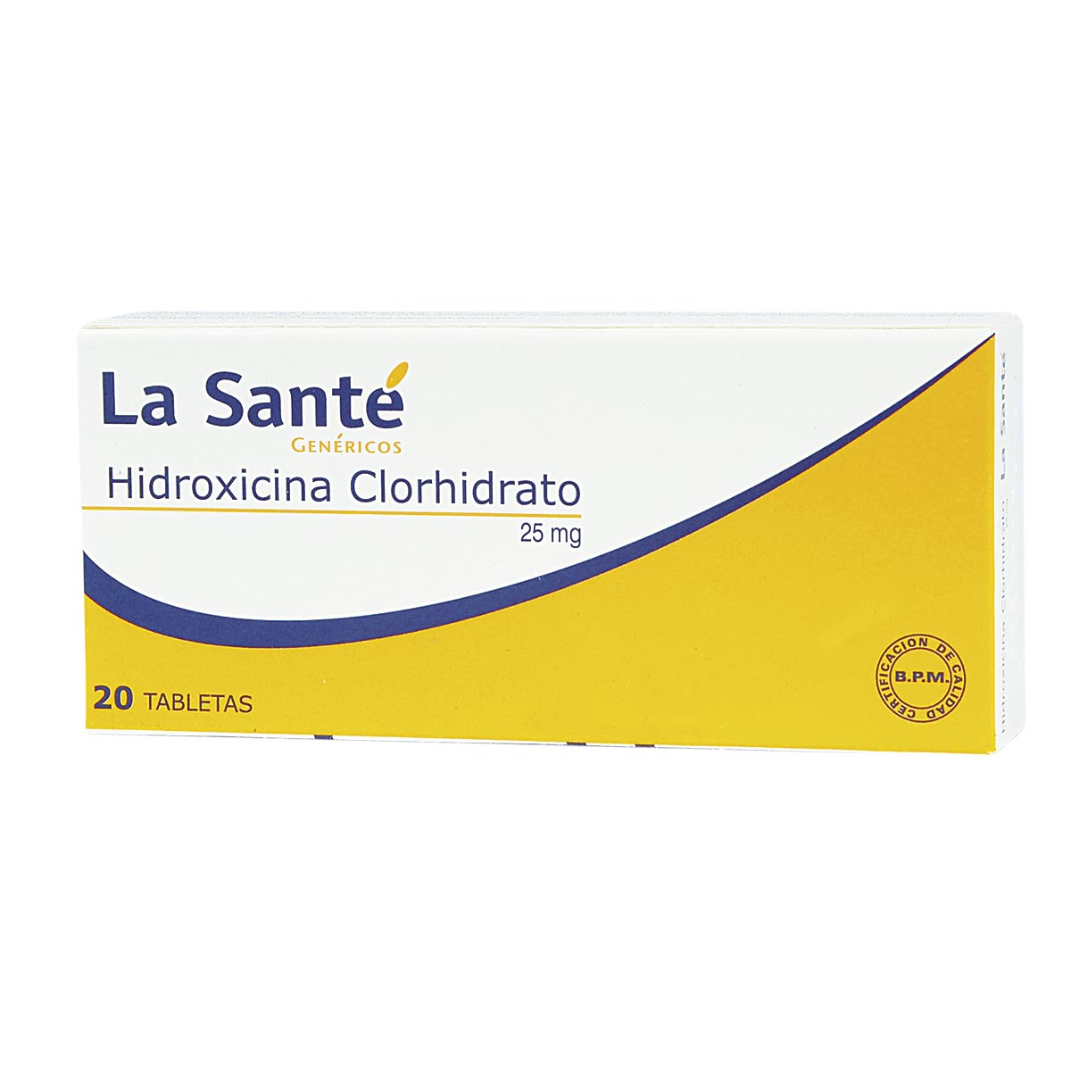 Hidroxicina Clorhidrato 25 mg Tableta La Santé