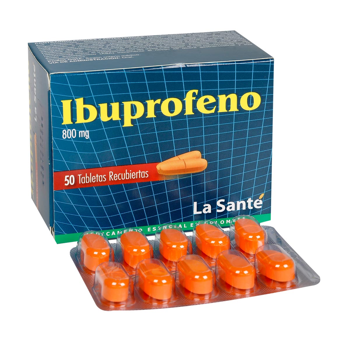 Ibuprofeno 800 Mg Caja 120 Tabletas