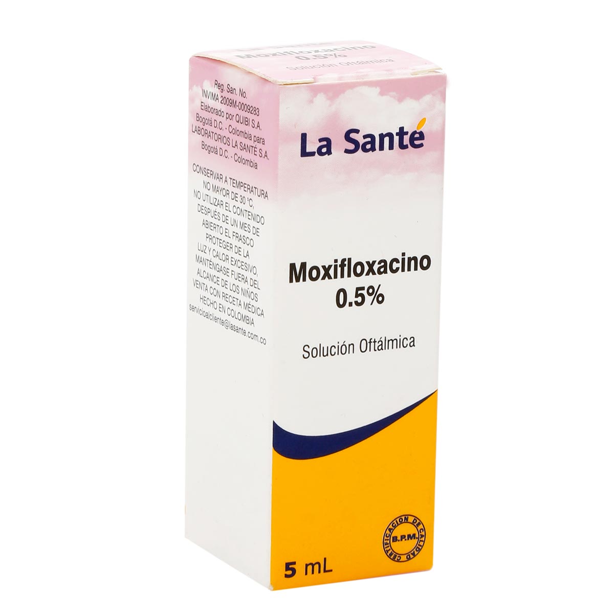 MOXIFLOXACINO 0.5% GOTAS OFTALMICAS 5 ML LS