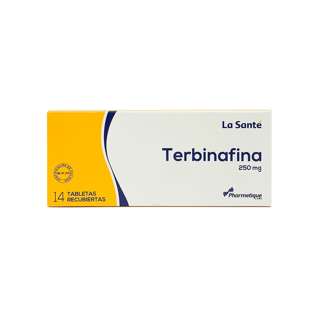 Terbinafina 250 mg La Santé Caja Con 14 Tabletas Recubiertas