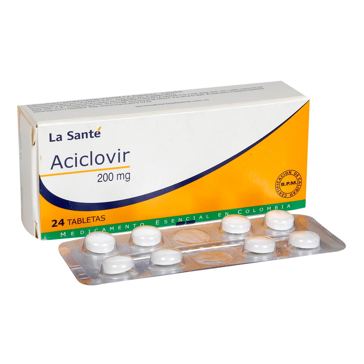 Aciclovir 200 mg Tableta La Santé