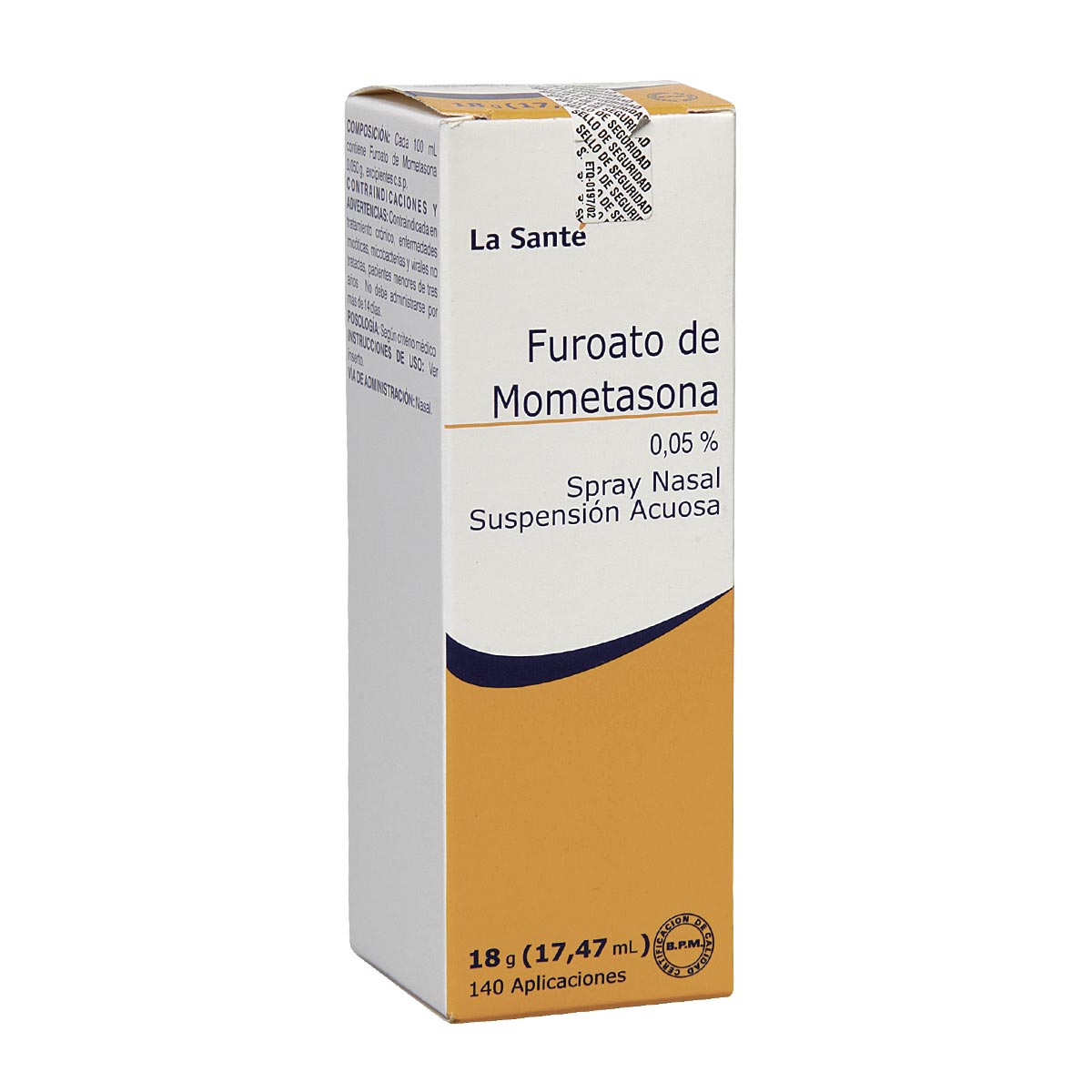 Furoato De Mometasona 0.05 % Spray Nasal La Sante